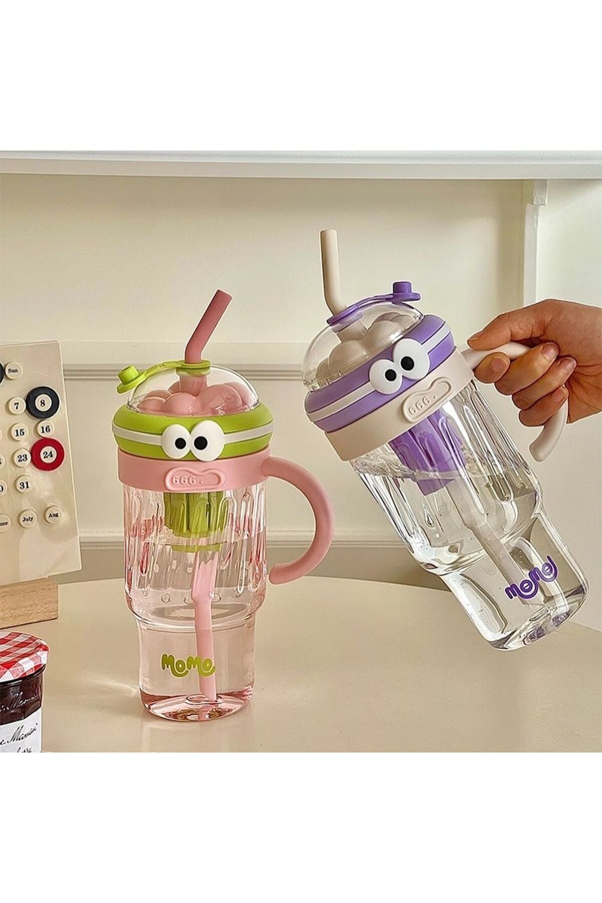 Luca Mia-1200 ml Momo Long Straw Drinker / Flask 2