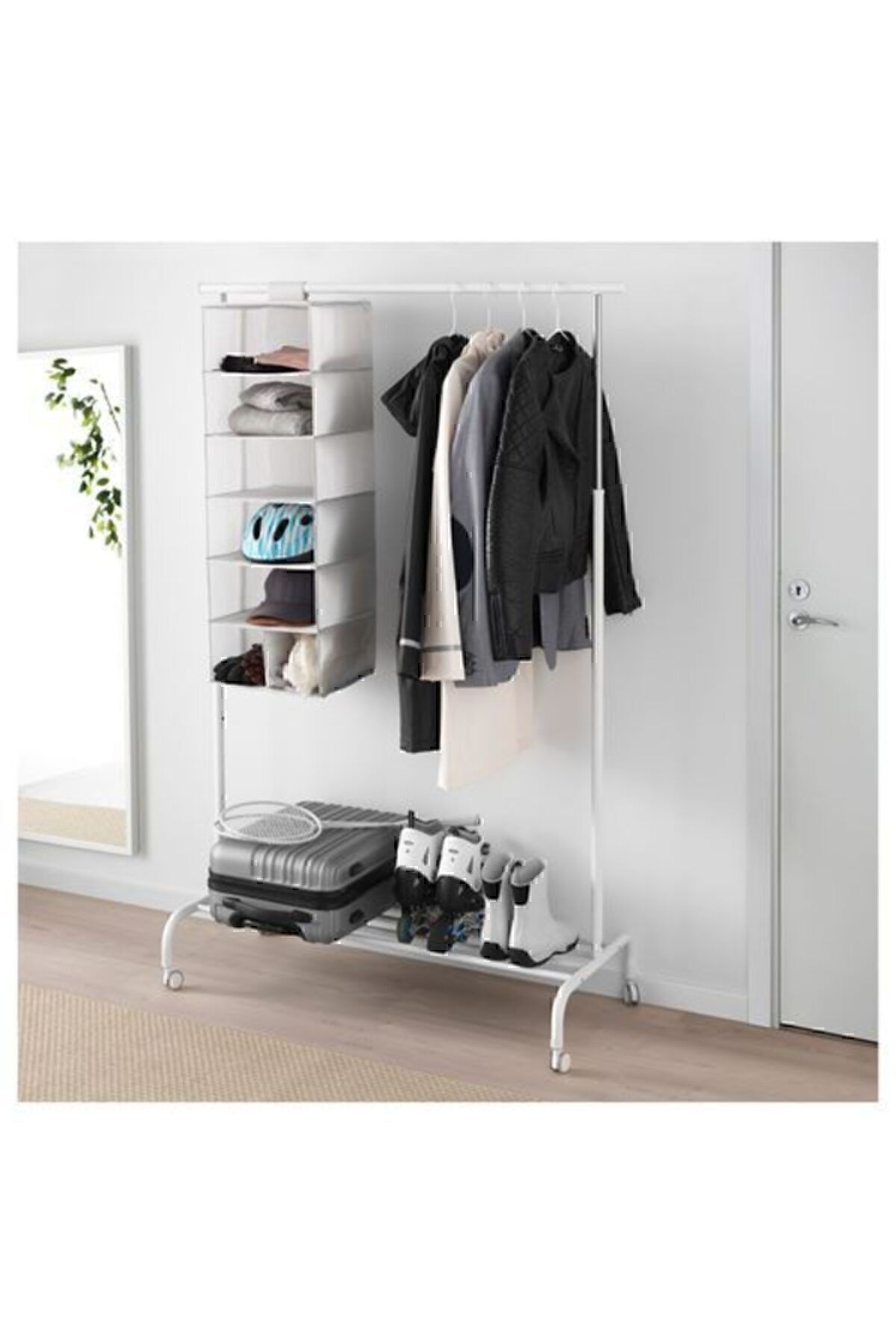 IKEA-Organizator pentru dulap sau umeraș cu compartimente suspendabile 4