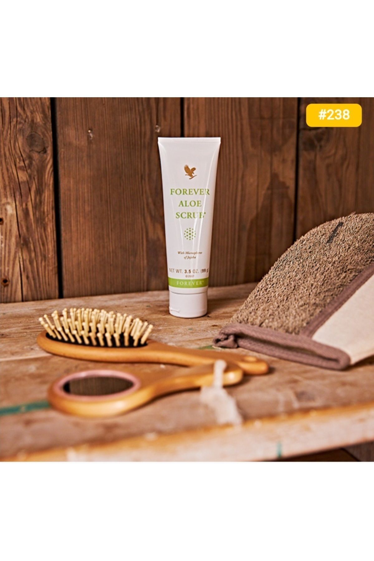 Living Aloe Scrub Peeling Cilt Temizleme-238 — BKM43 — تصویر 2 از 3