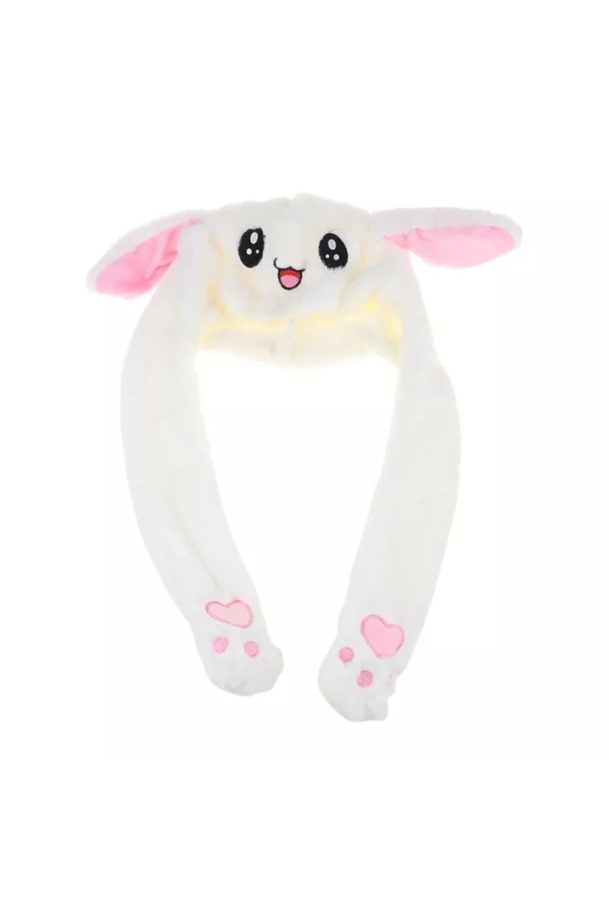 EBaby House Store-Rabbit Hat Plush Rabbit Hat with Moving Ears 4