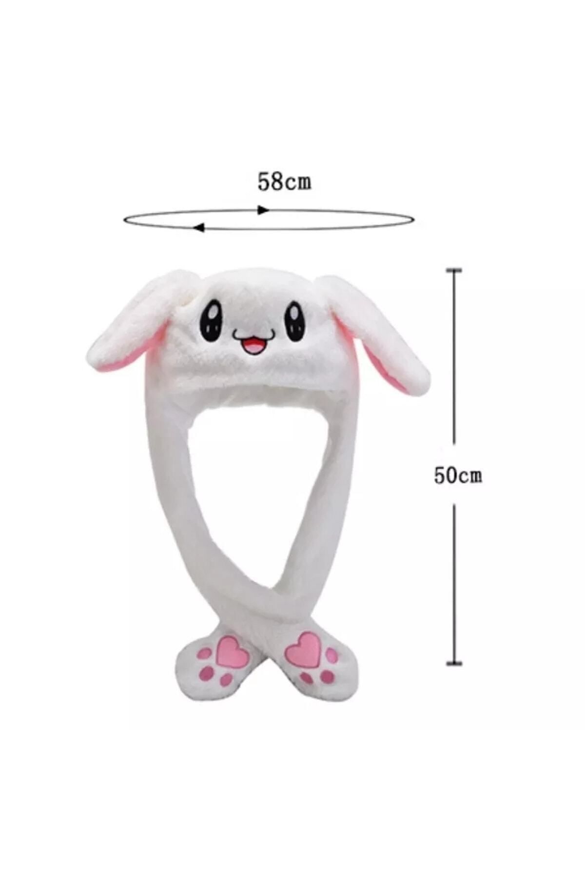 EBaby House Store-Rabbit Hat Plush Rabbit Hat with Moving Ears 5
