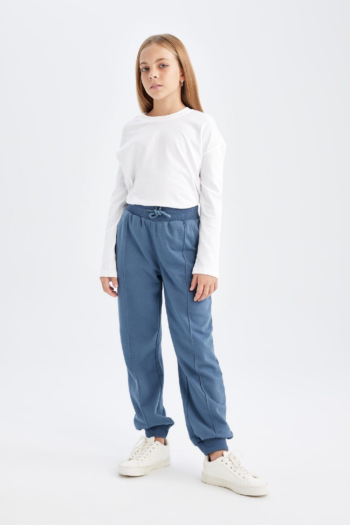 DeFacto-Girl - Basic Jogger Sweatpants with Elastic Waist and Pockets D0731A824Au 2