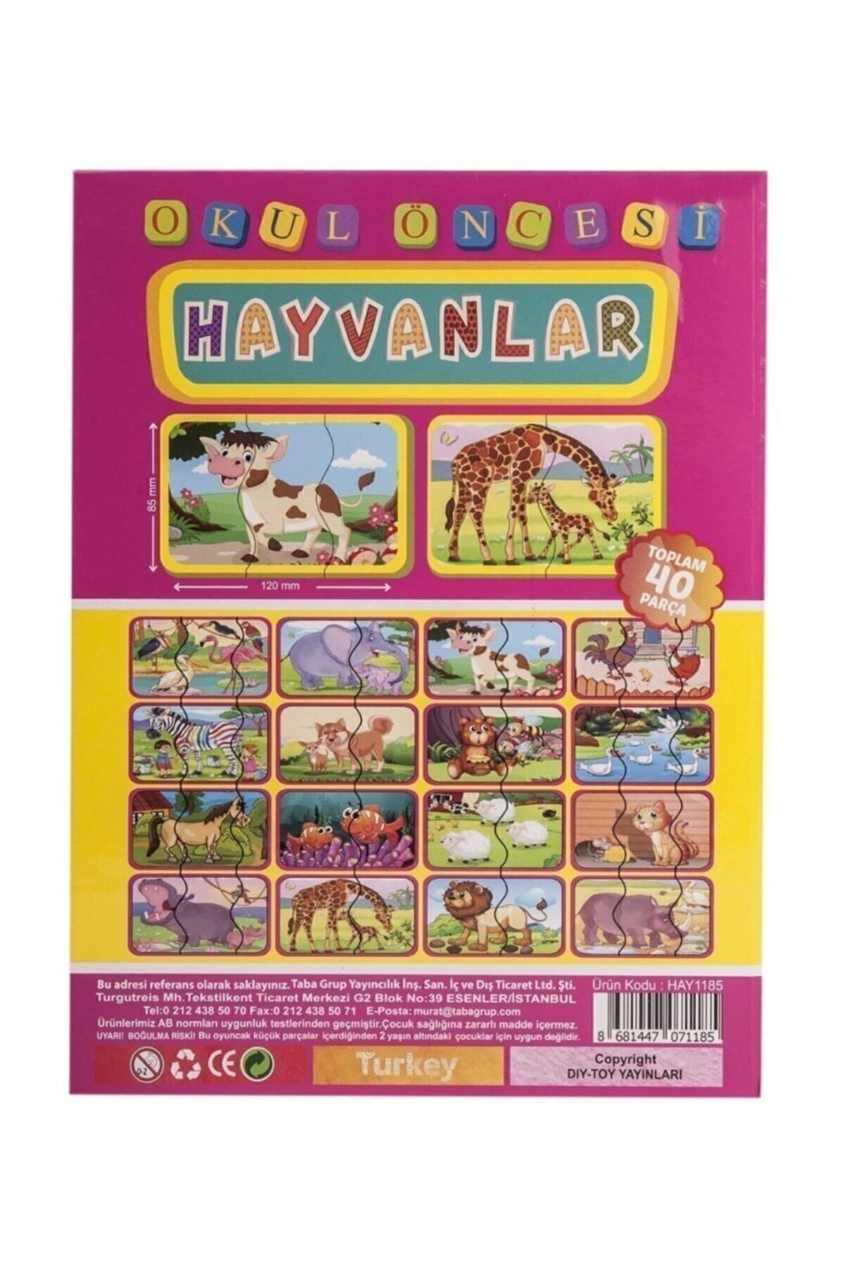 Genel Markalar Okul Öncesi Çocuklar Için Eğitici 2'li Set - 2 Ve 3 Parçalı Tamamlama Kartları Taşıtlar Ve Hayvanlar fotoğrafı 6 (önizleme)