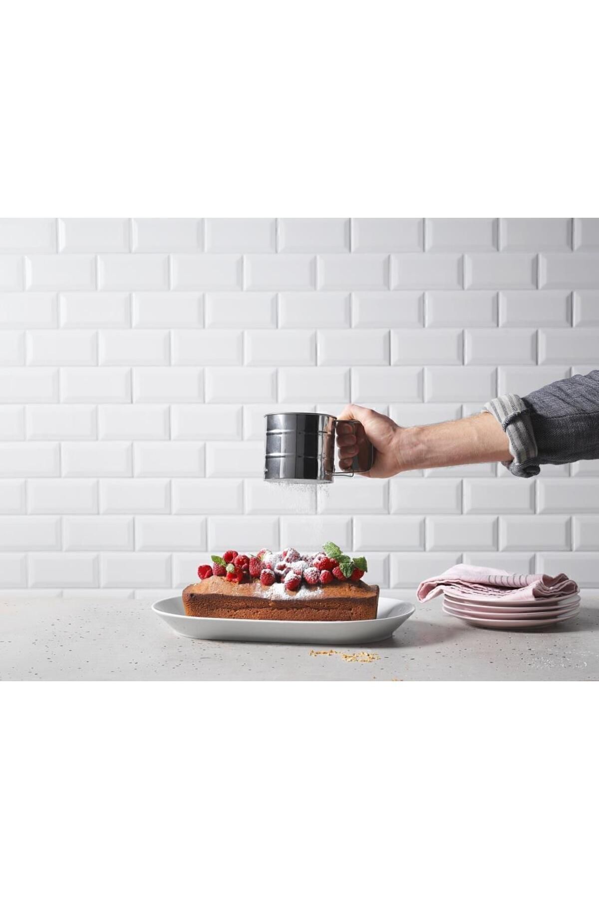 IKEA-Flour Sieve Apparatus Practical Use Thin Sieve Diameter: 10.5 Cm Height: 9.5 Cm 3