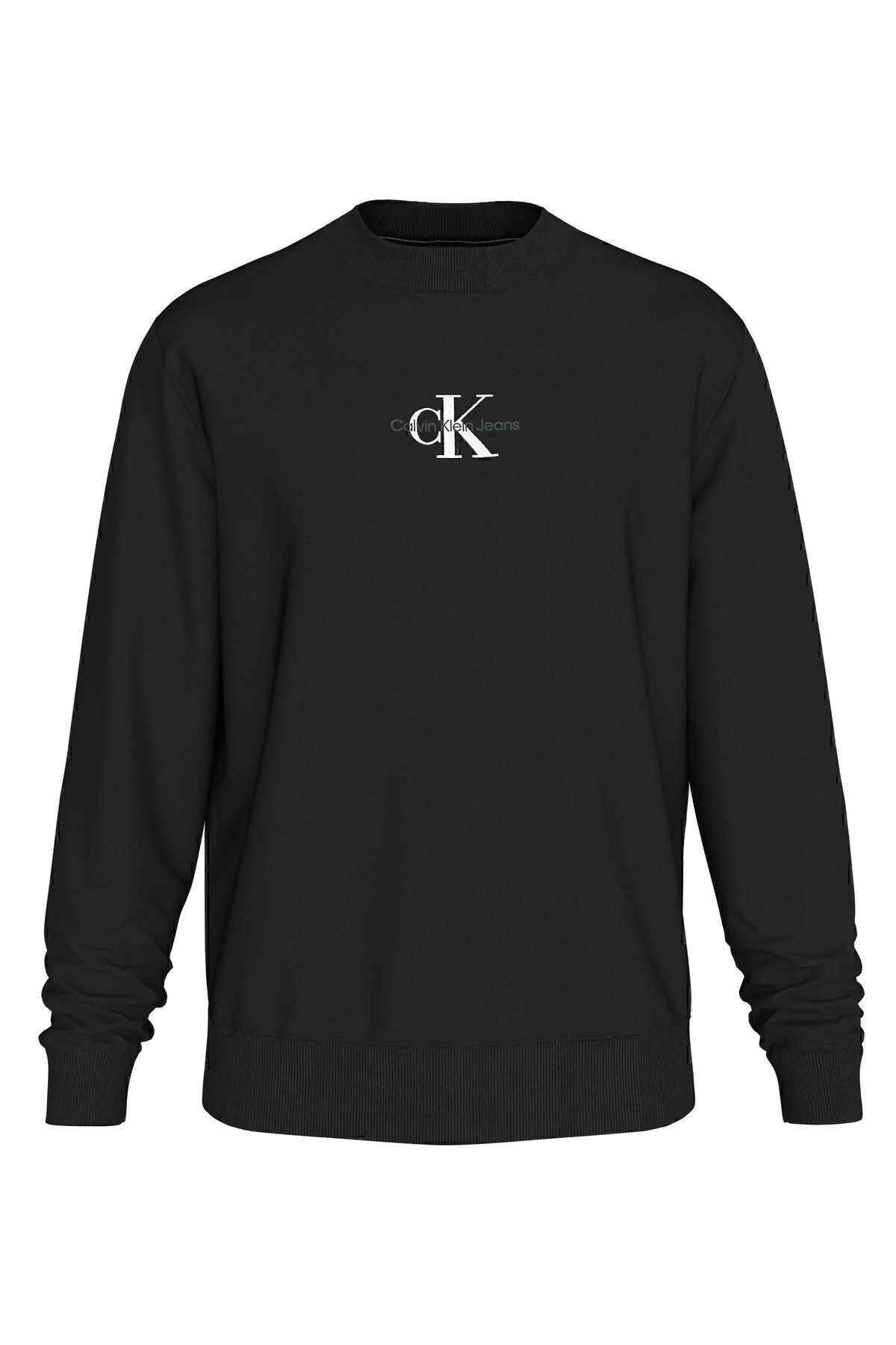 Calvin Klein Erkek Marka Logolu Uzun Kollu Bisiklet Yaka Gunluk Siyah Sweatshirt J30J325630 BEH Fiyat Yorumlar Trendyol