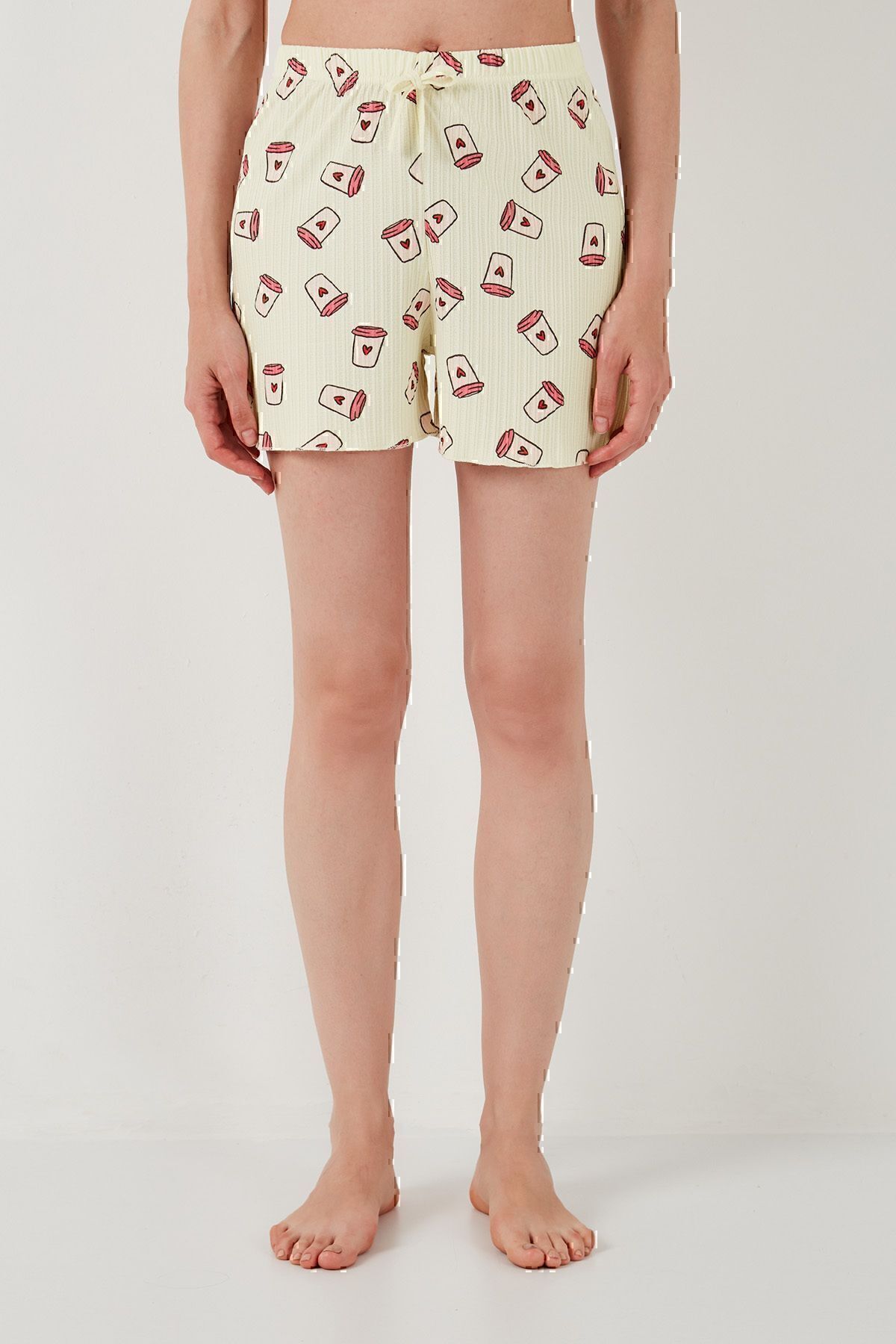 Lela-Regular Fit Short Sleeve Pajama Set - Shorts65740103 5