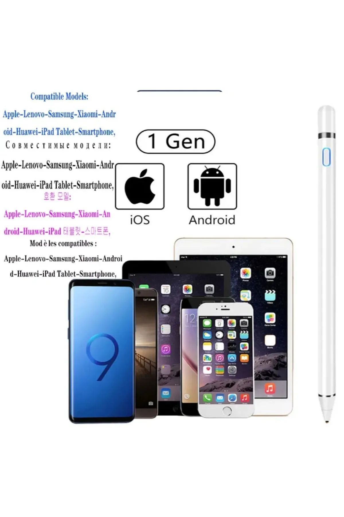MMPSHOP-Samsung Galaxy Tab A9 Plus 11 inch SM-X210 Compatible Touch Active Stylus Pen for Drawing and Design 7