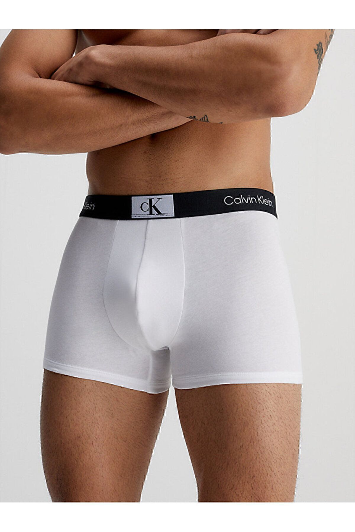 Calvin klein boxers black with white band shop