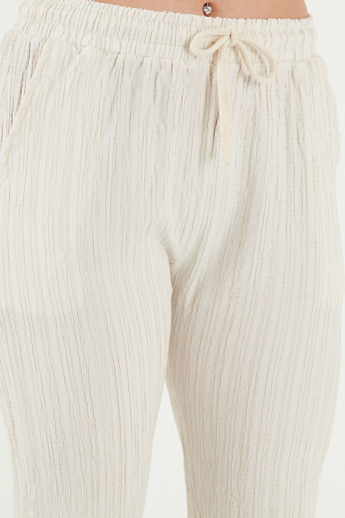 Lela-Pantaloni Slim Fit cu buzunare - PANTALONI5865297 5