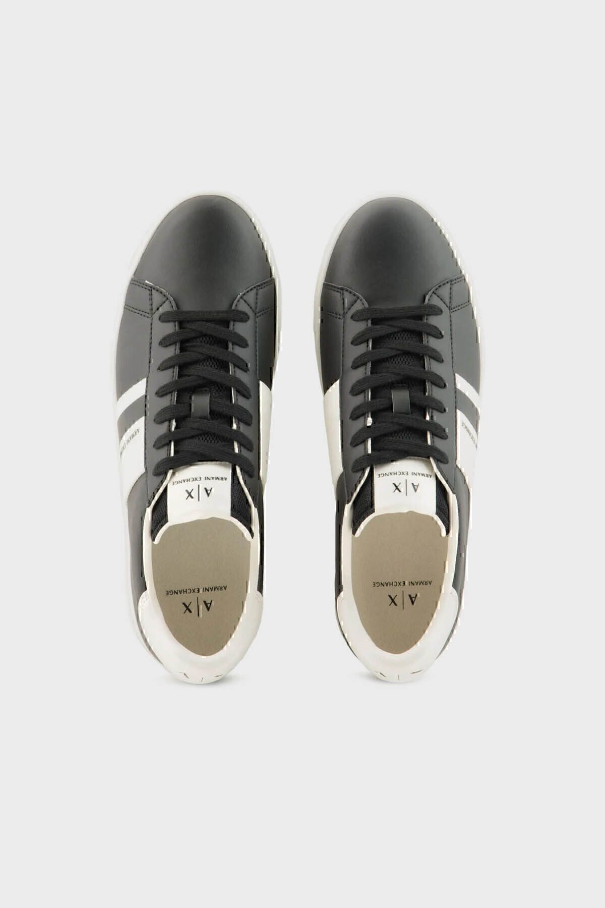 اسنیکر مشکی مردانه کفش های ورزشی با آرم xux173 xv666 n814 Armani Exchange