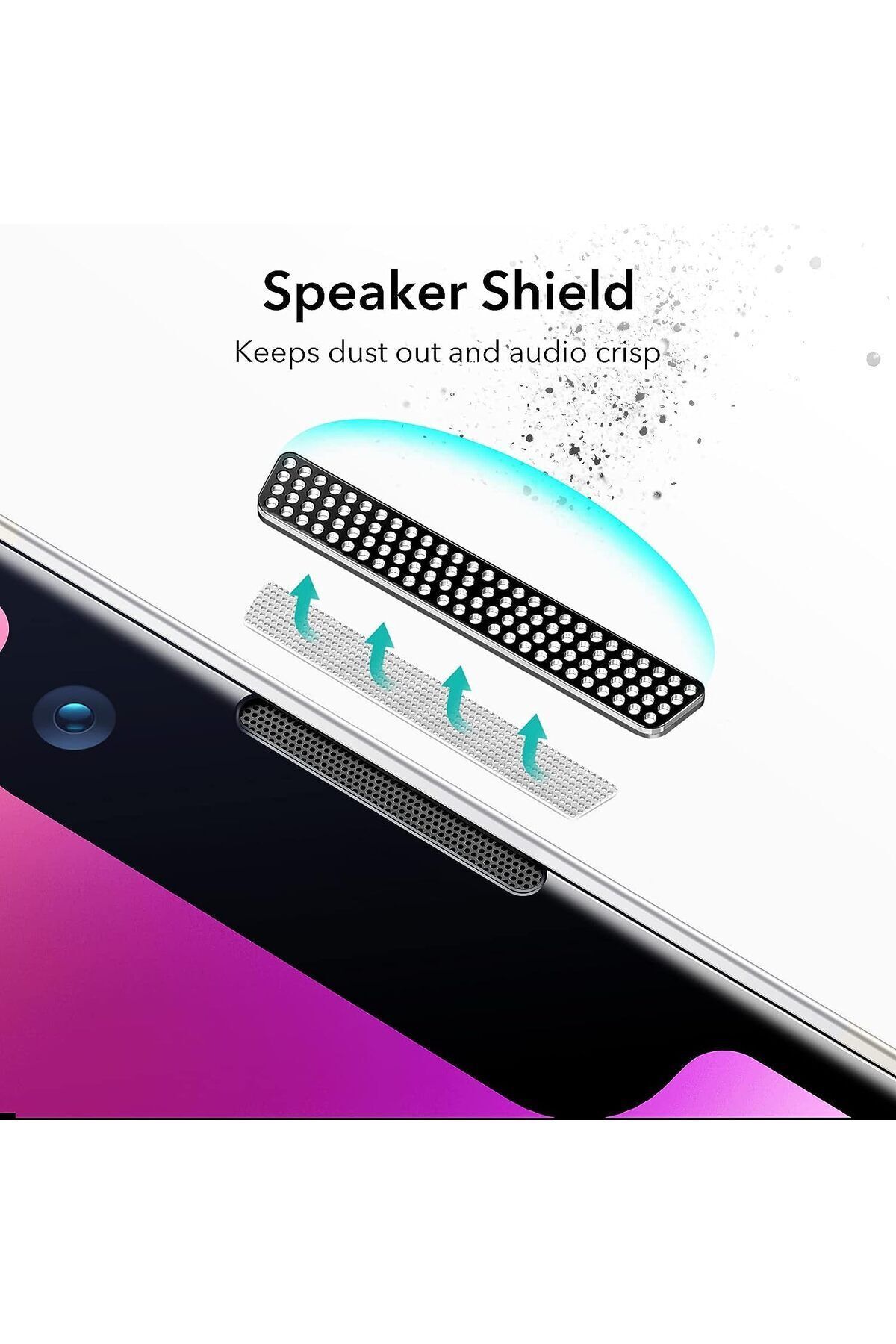 İphone 11 Uyumlu Uygulama Aparatlı Kolay Kurulum Tamperli Kırılmaz ekran Koruyucu 6