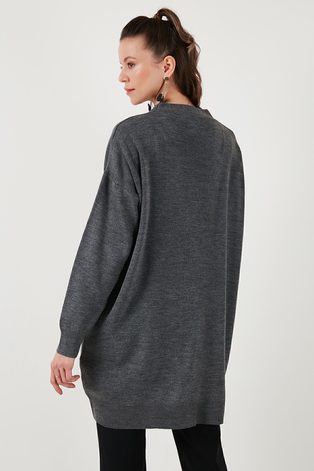 Lela-Cardigan de tricotaj cu decolteu în V - cu nasturi, CARDIGAN 4616031 6