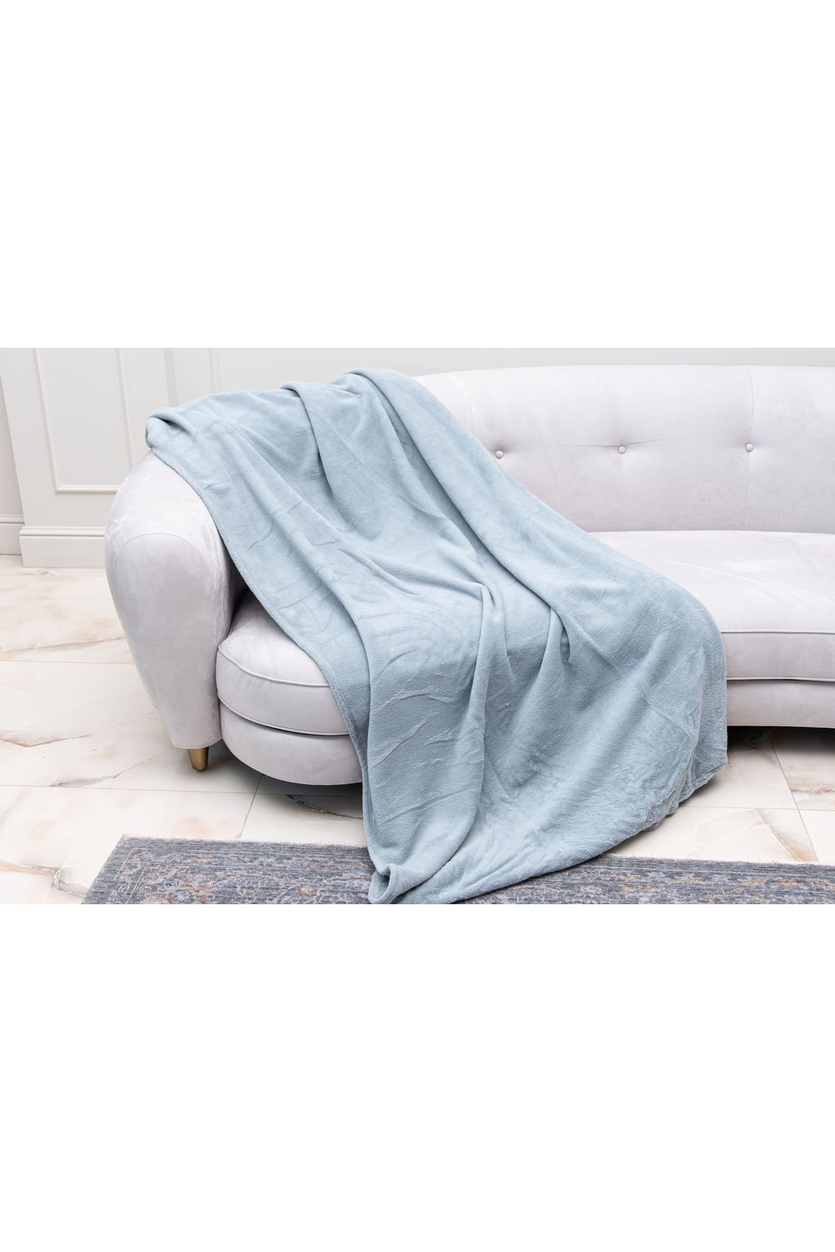 Wellsoft (90x150 cm) Soft TV Blanket , Green