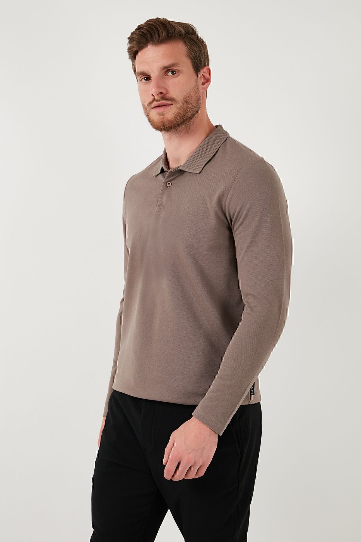 عرق یقه یقه چوگان 100% پنبه اسلیم فیت SWEAT مردانه 5905707 Buratti