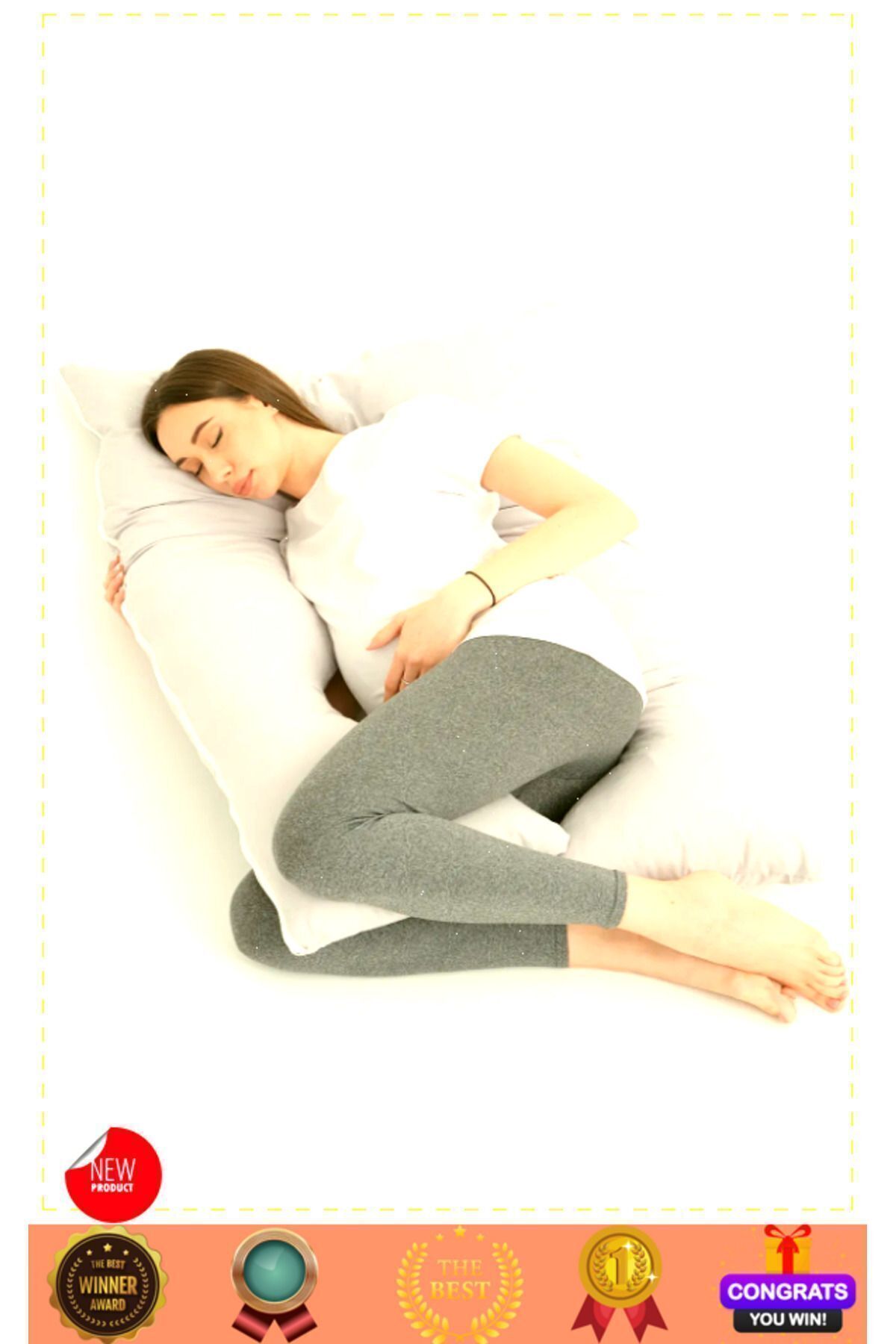 OMZ Çok Amaçlı Hamile Yastığı Bel Yastığı Bacak Yastığı Hamile Uyku Yastıgi Hamile Yastıgi Hamile Deste fotoğrafı 7 (önizleme)