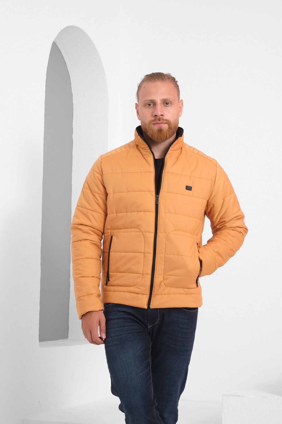 وایز کاپشن ضد آب یقه ایستاده ریب‌استاپ مردانه