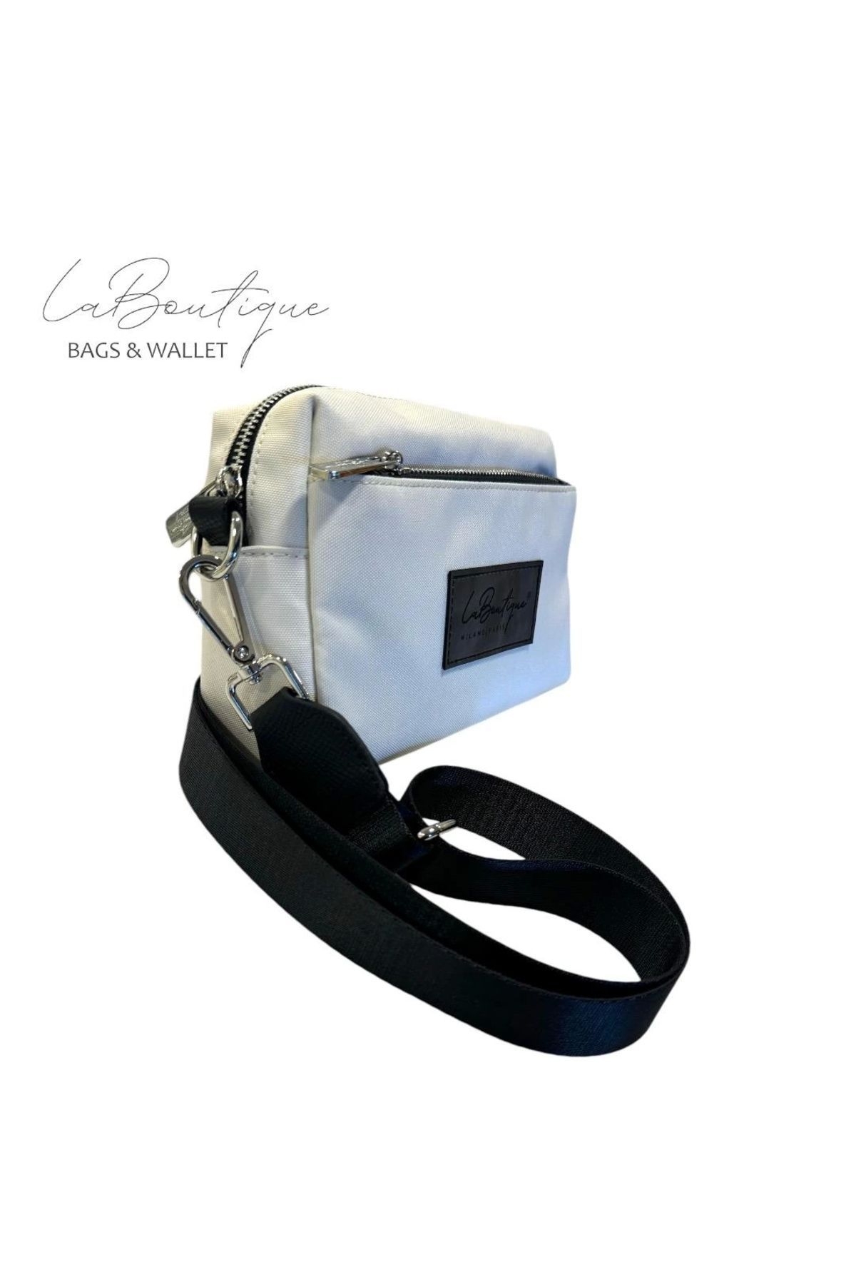 LA BOUTIQUE-LB Bag 7160 - Țesătură bej impermeabilă 4