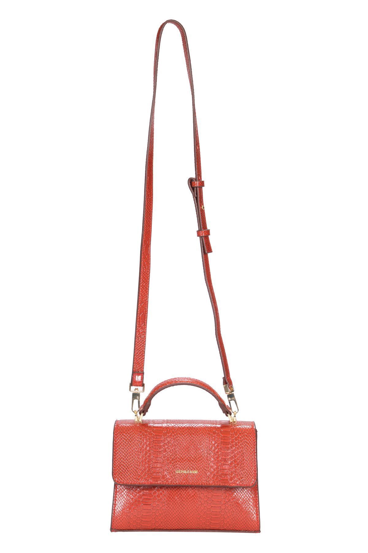 کیف مسنجر زنانه آجری Us24668 U.S. Polo Assn.