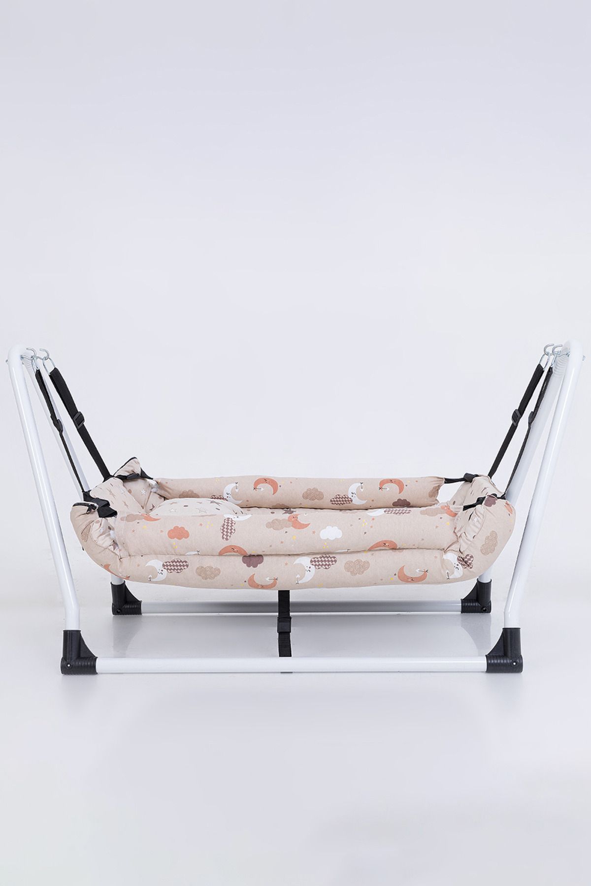 Cozibo Anne Yanı Hamak Lüks Pamuklu Kumaş Silinebilir Hamak