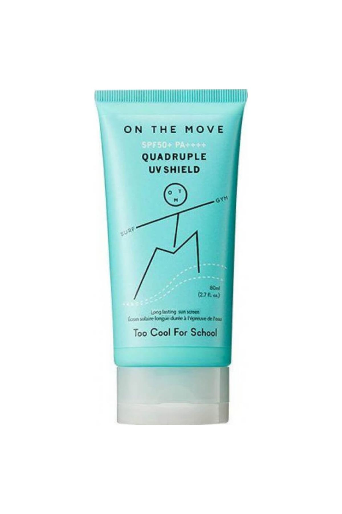 Too Cool For School On The Move Quadruple UV Shield SPF50+ PA++++ 80ml ...