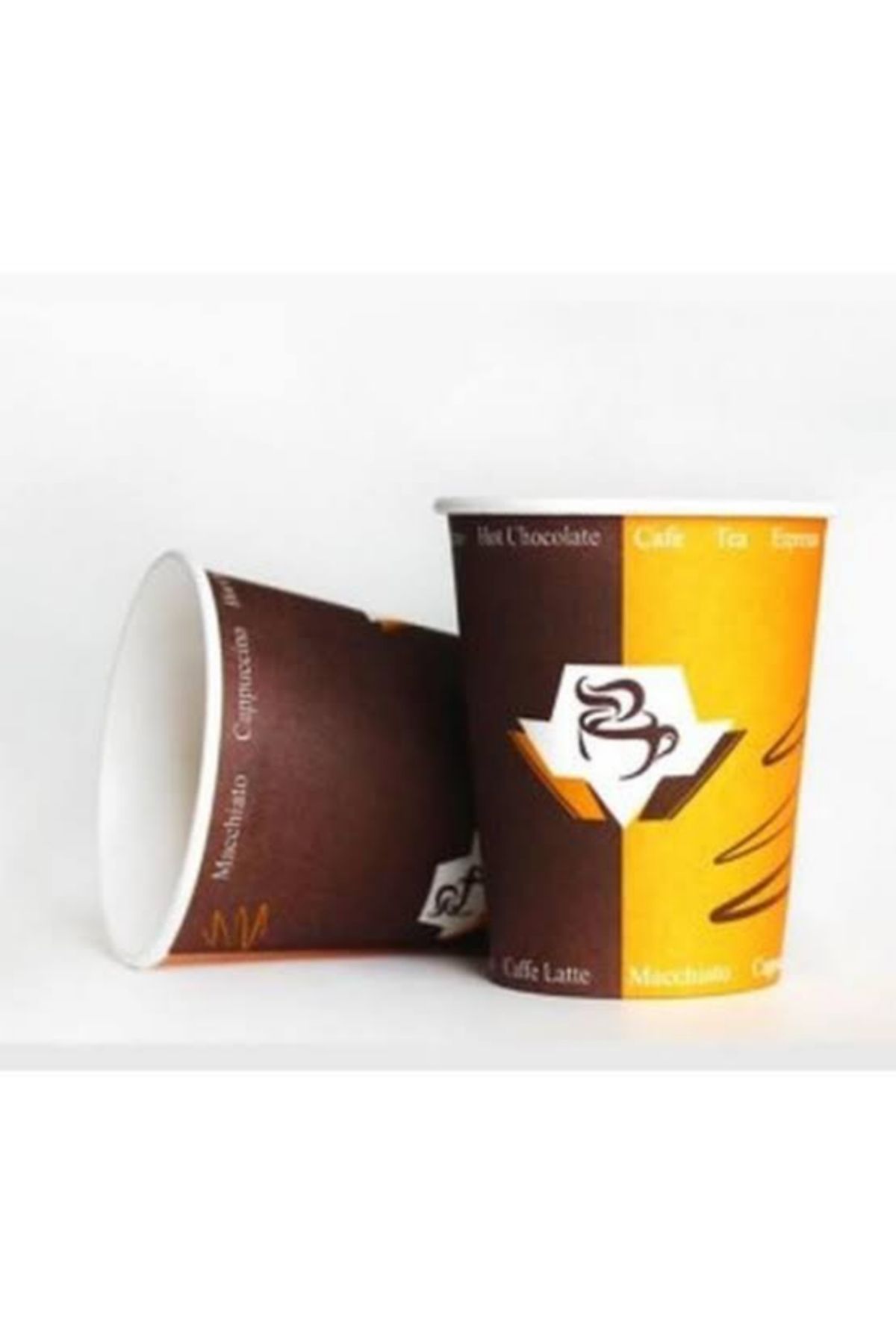 100 Adet 7 Oz Karton Bardak 100 Adet Çay - Kahve - Su Bardağı