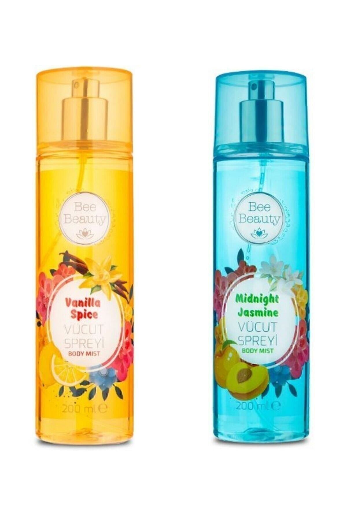 Bee Beauty Midnight Jasmine + Vanilla Spice Vücut Spreyi 200 Ml (2'li Set)