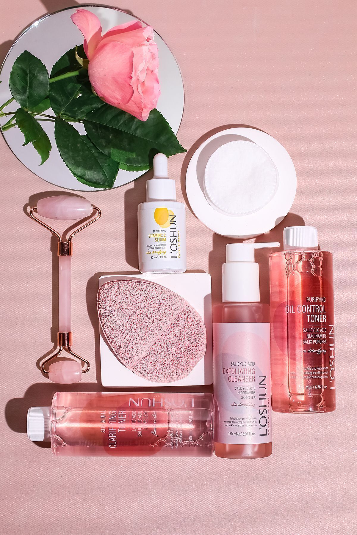 L'OSHUN-Anti-Blemish and Tone Abrasive Routine Set 7