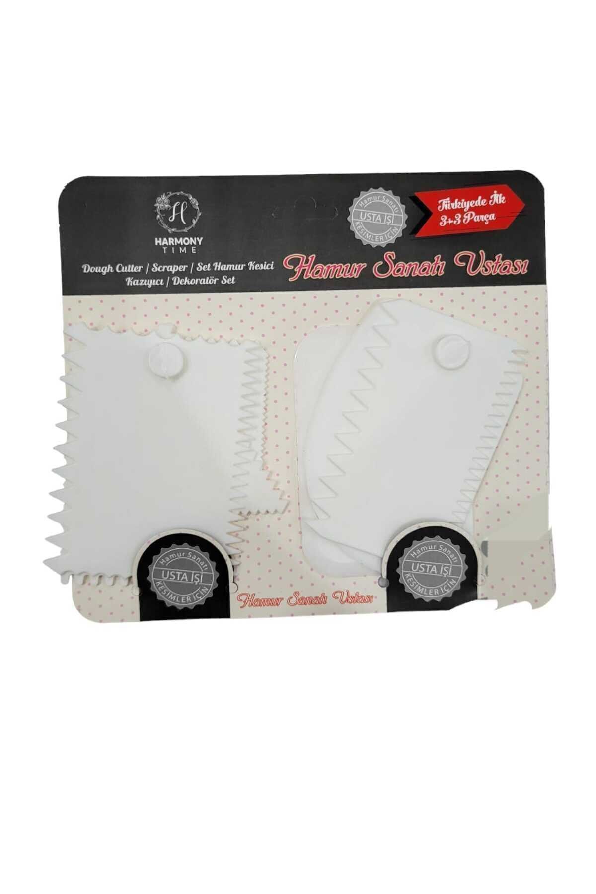 Harmony Time-Dough Cutter Scraper Decorator Set of 6 3