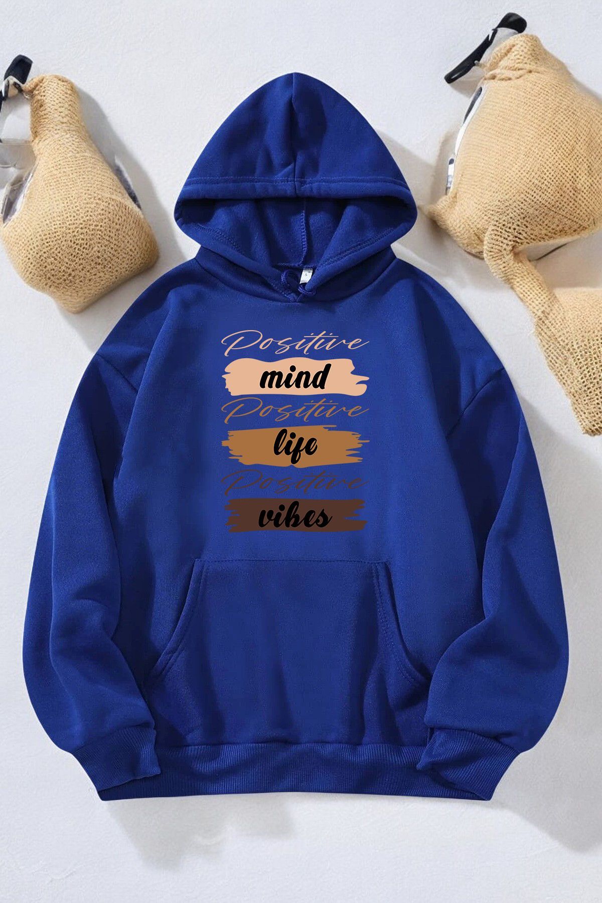 uyguntarz-Bluza oversize z nadrukiem Mind Life Vibes 3