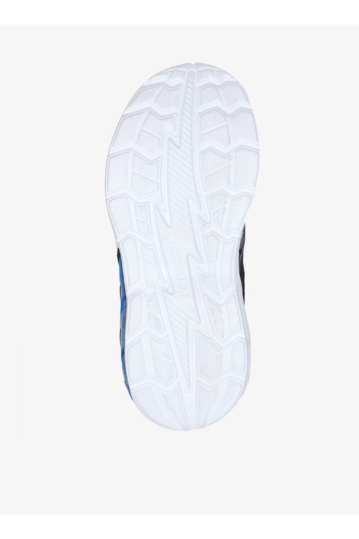 SKECHERS-حذاء مشي مطبوع ومضيء للأولاد مع قفل بخطاف وحلقة 5