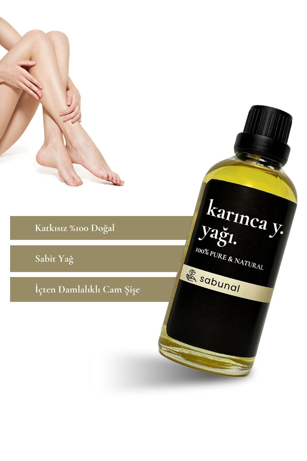 روغن تخم مرغ مورچه 100 میلی لیتر کاهش دهنده مو و موبر خالص، بدون مواد افزودنی، محصول وارداتی درجه 1 sabunal