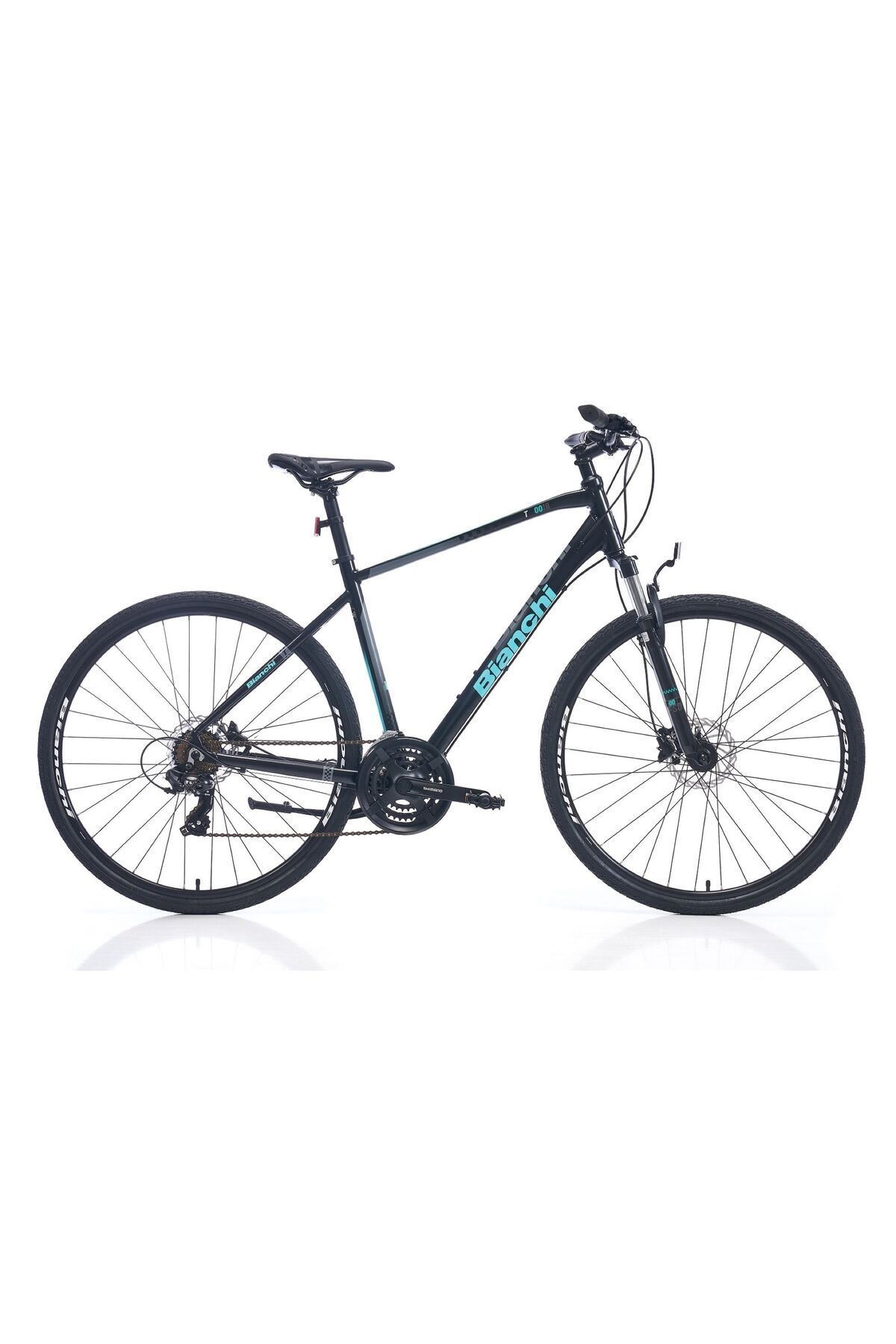 Bianchi T0018FS-D 28 Jant Hd Trekking Bisiklet (Siyah Celeste) 51