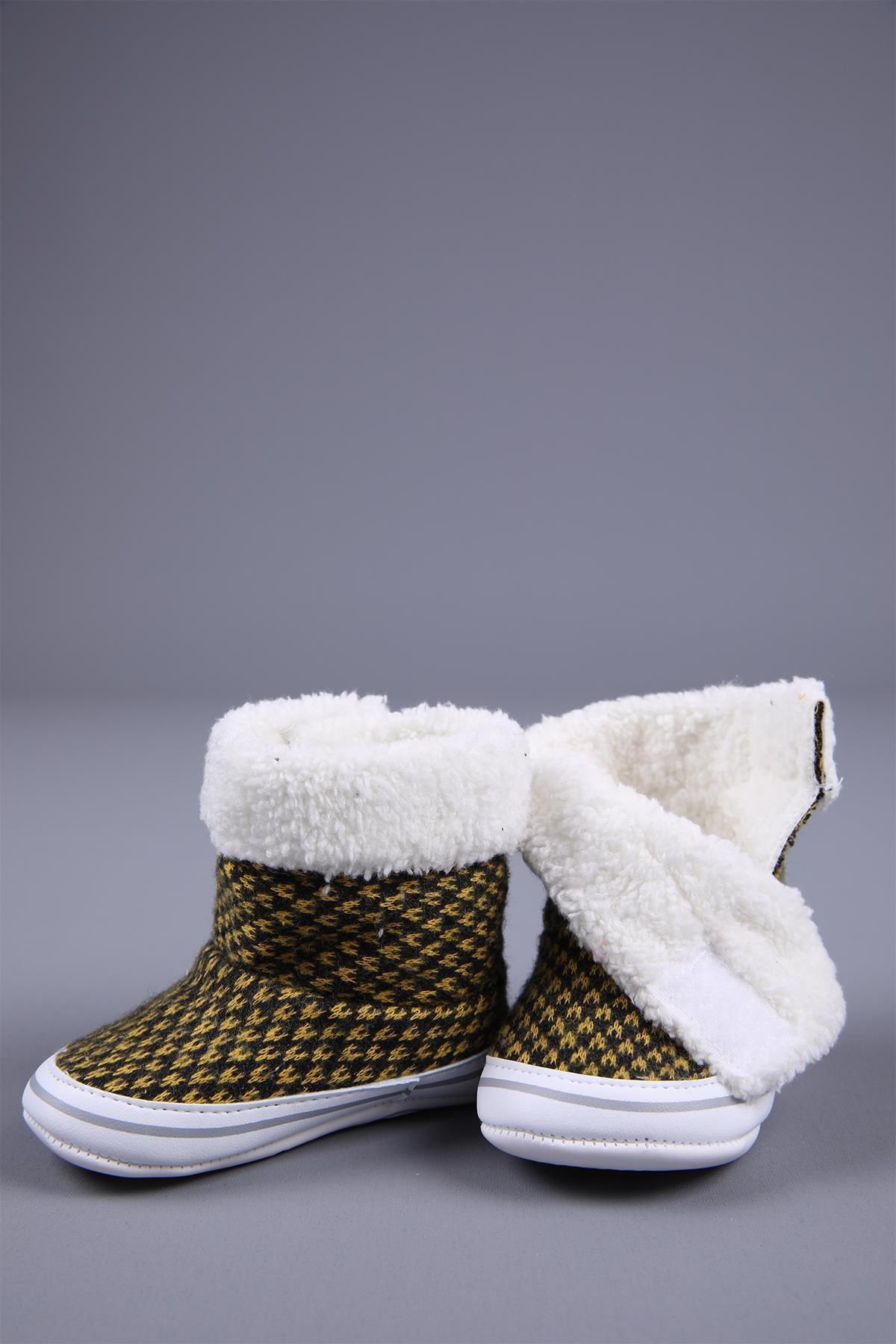 Erkek Bebek Patik Panduf Yenidoğan İlk Adım Ayakkabı Kutulu Hediyelik 51671 5