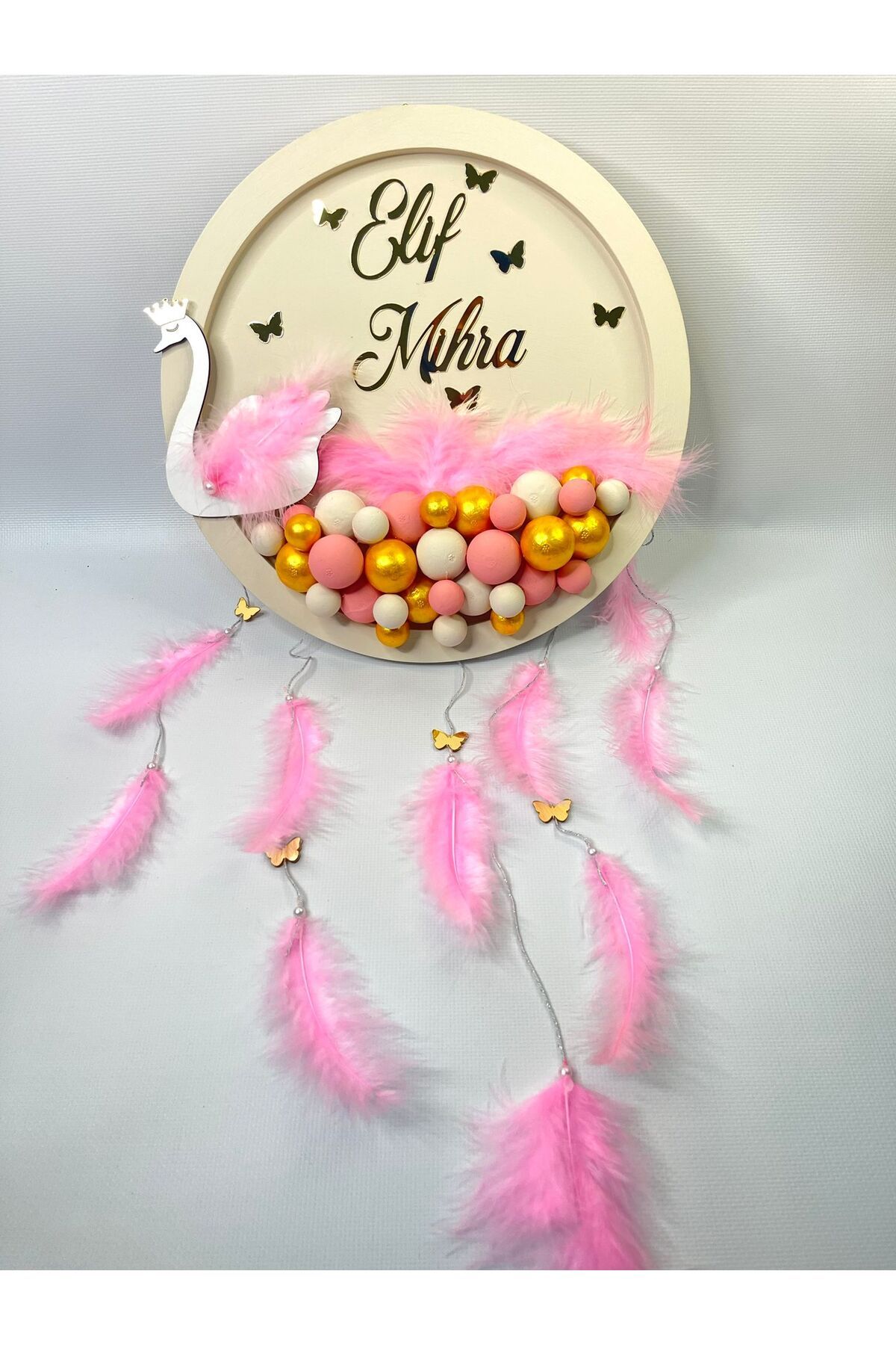 Mr Home İSİMLİ KIZ BEBEK BUBBLE KAPI SÜSÜ-HASTANE ODASI BEBEK KAPI SÜSÜ fotoğrafı 4 (önizleme)