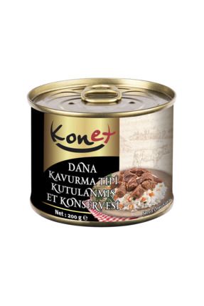 KONET Dana Kavurma Tipi Kutulanmış Et Konservesi 200 G