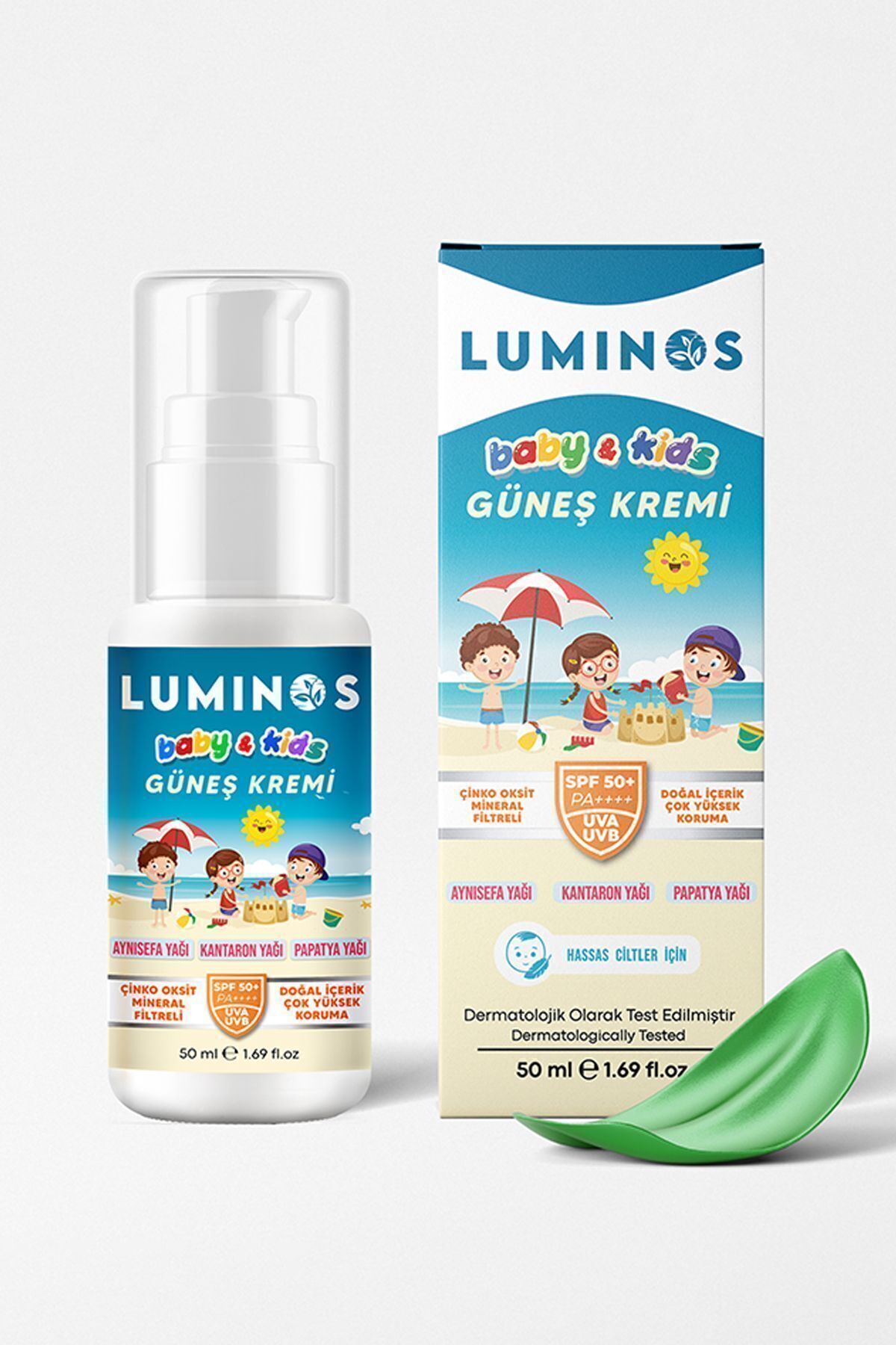 Natural Luminos Bebeklere Ve Çocuklara Özel Doğal Formül Spf 50 Güneş Kremi - 50ml fotoğrafı 6 (önizleme)