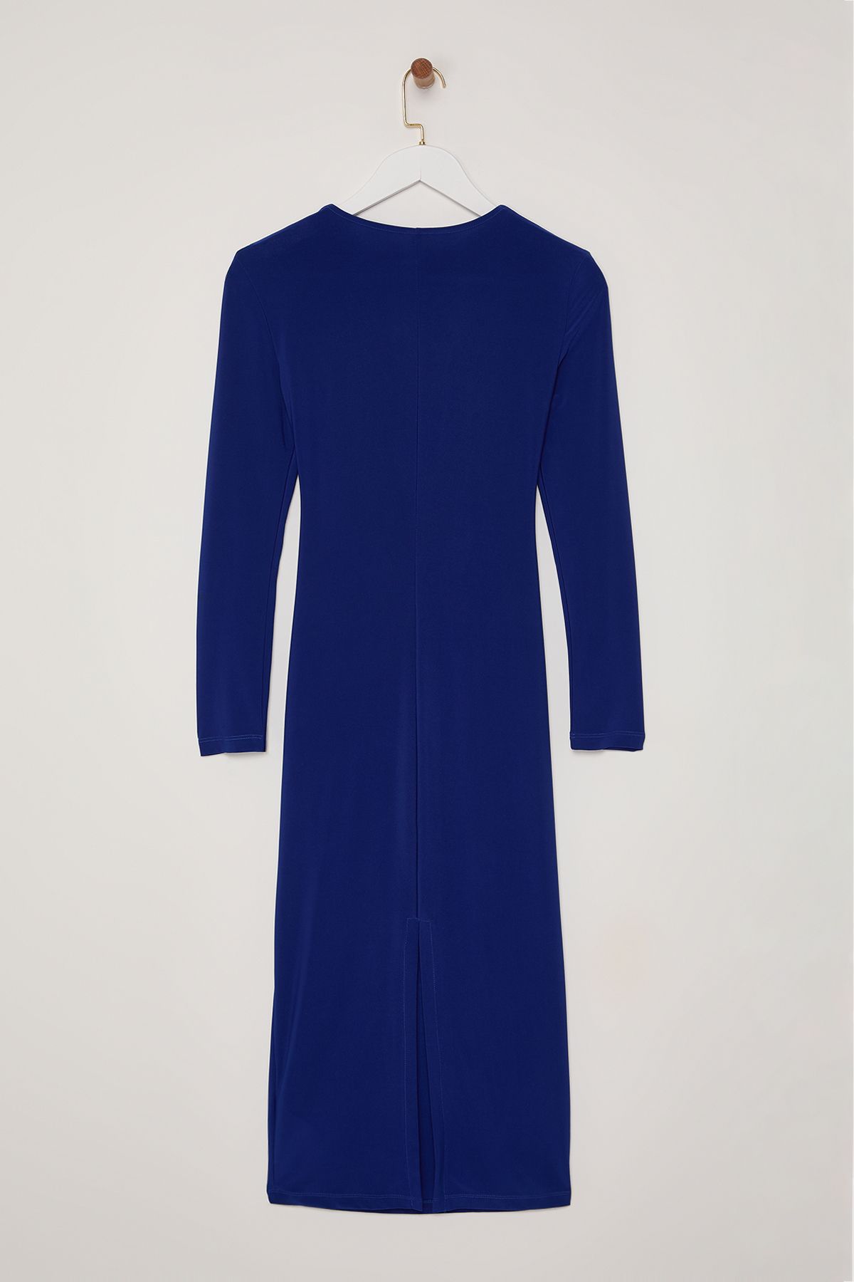 Trendyol Collection-Saks Body Fitted Knitted Stylish Evening Dress Night Graduation Dress Tpraw25El00026 6