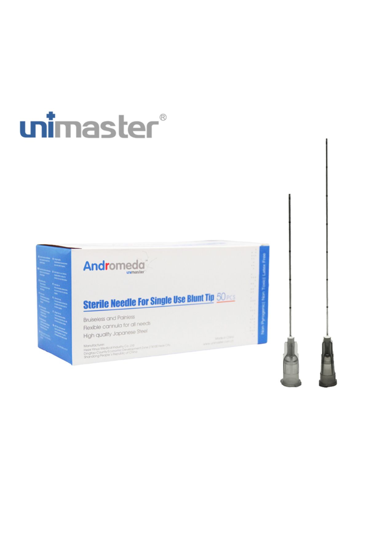 Unimaster Dolgu Kanülü 22 G x 70 mm 50 Adet