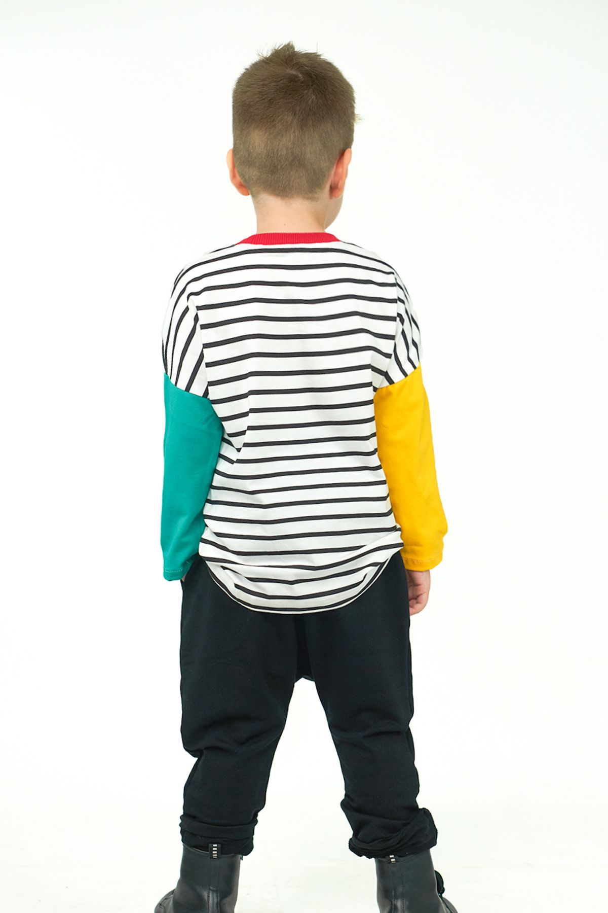 سویشرت پسرانه مشکی Catz Kids | CTZ2PNYESWE0001 اورجینال - تصویر 3