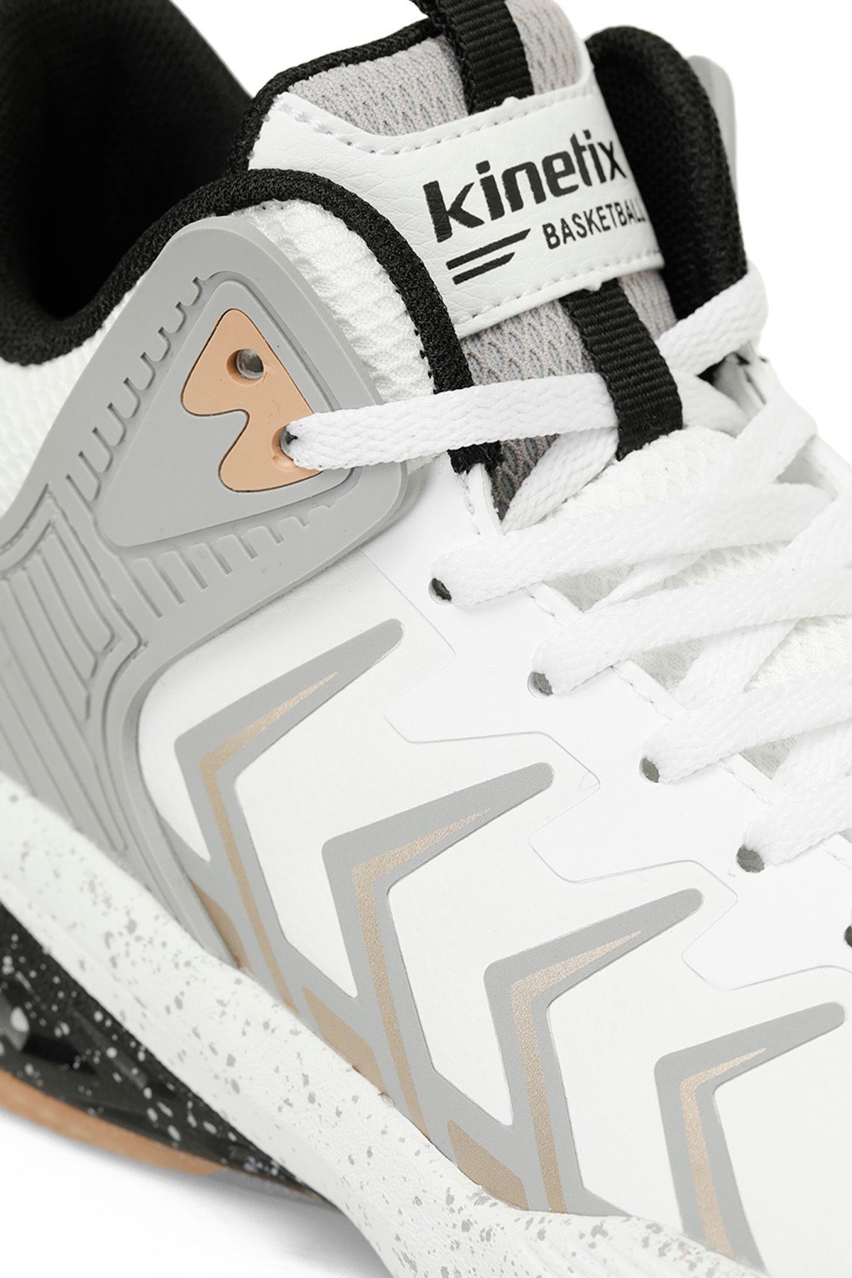 Kinetix Harger Pu 4Pr White Unisex Basketball Shoes Trendyol