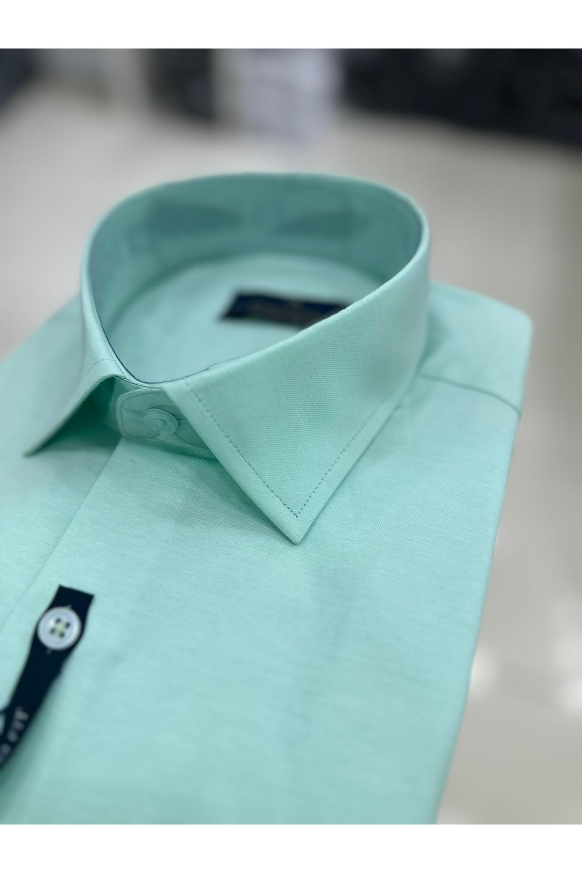 Daflin-Light Green Men's Shirt - Slimfit 2