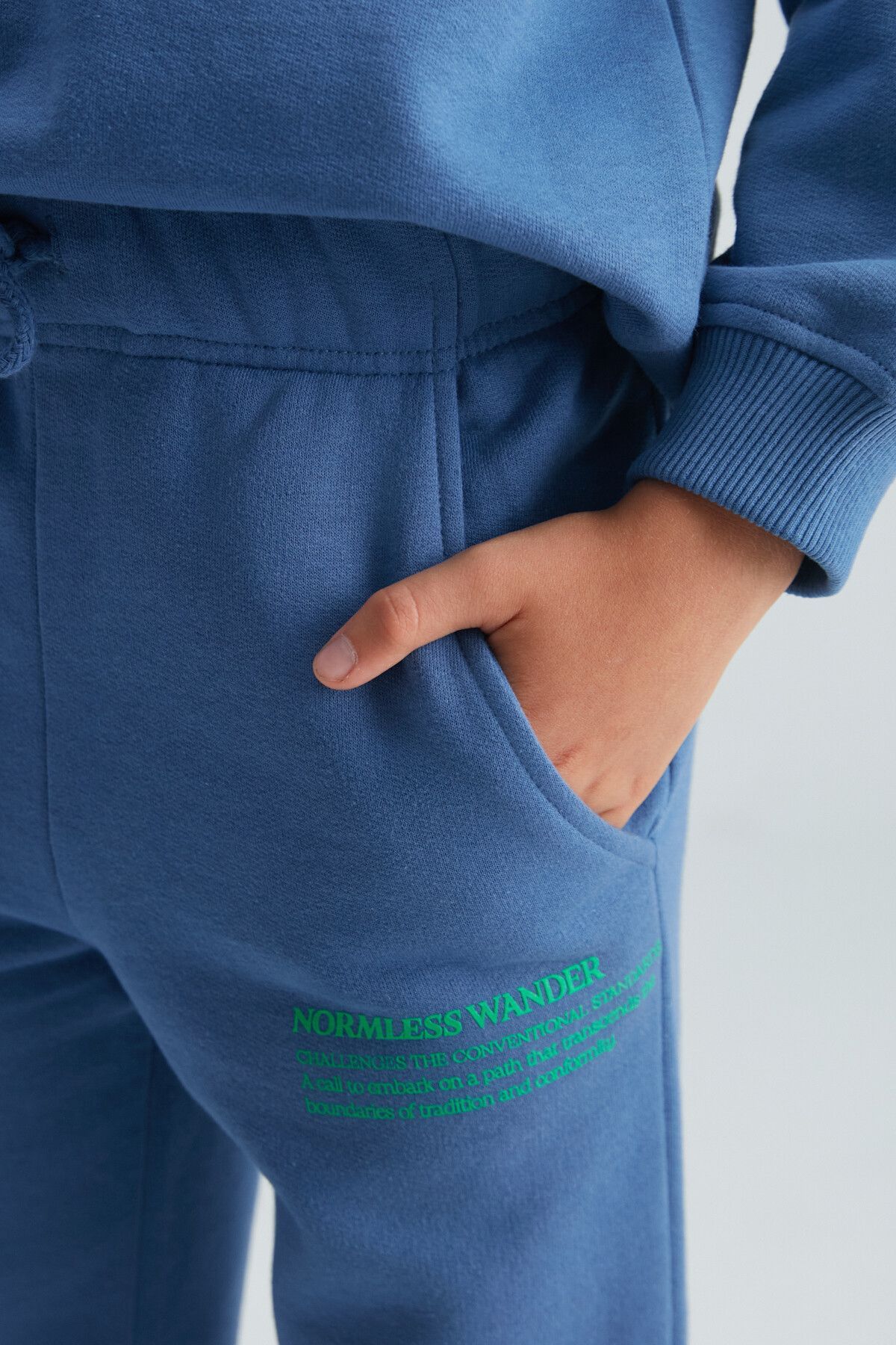 GRIMELANGE-Dia Cotton Boy's Blue Bottom-Top Set 6