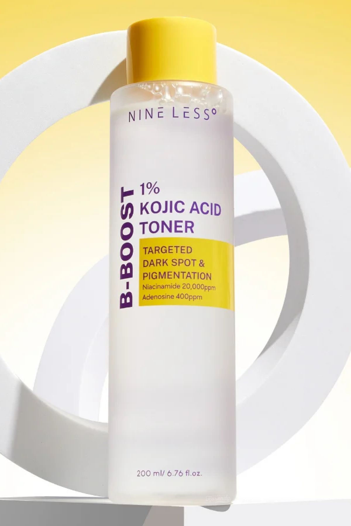تونر 1% کوجیک اسید B-Boost - ضد لکه های تیره، عصاره تخمیری مغذی Kojic Acid Tonic 200ml Nineless