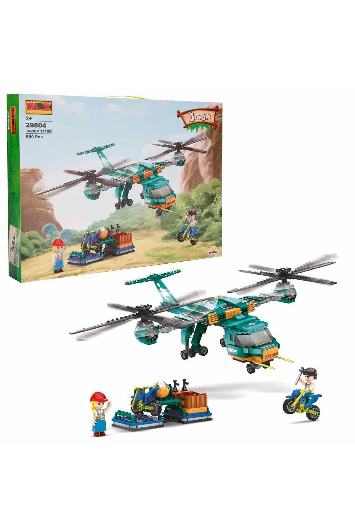 مجموعه ساخت‌وساز ۵۶۰ قطعه‌ای تیم اکتشاف جنگل و هواپیما