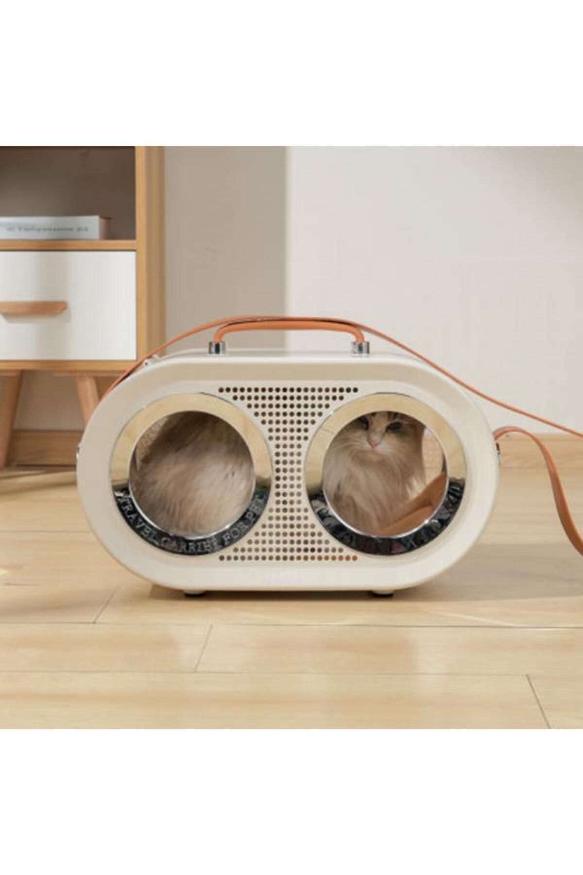 M-PETS Sixties Radio Taşıma Çantası Beyaz