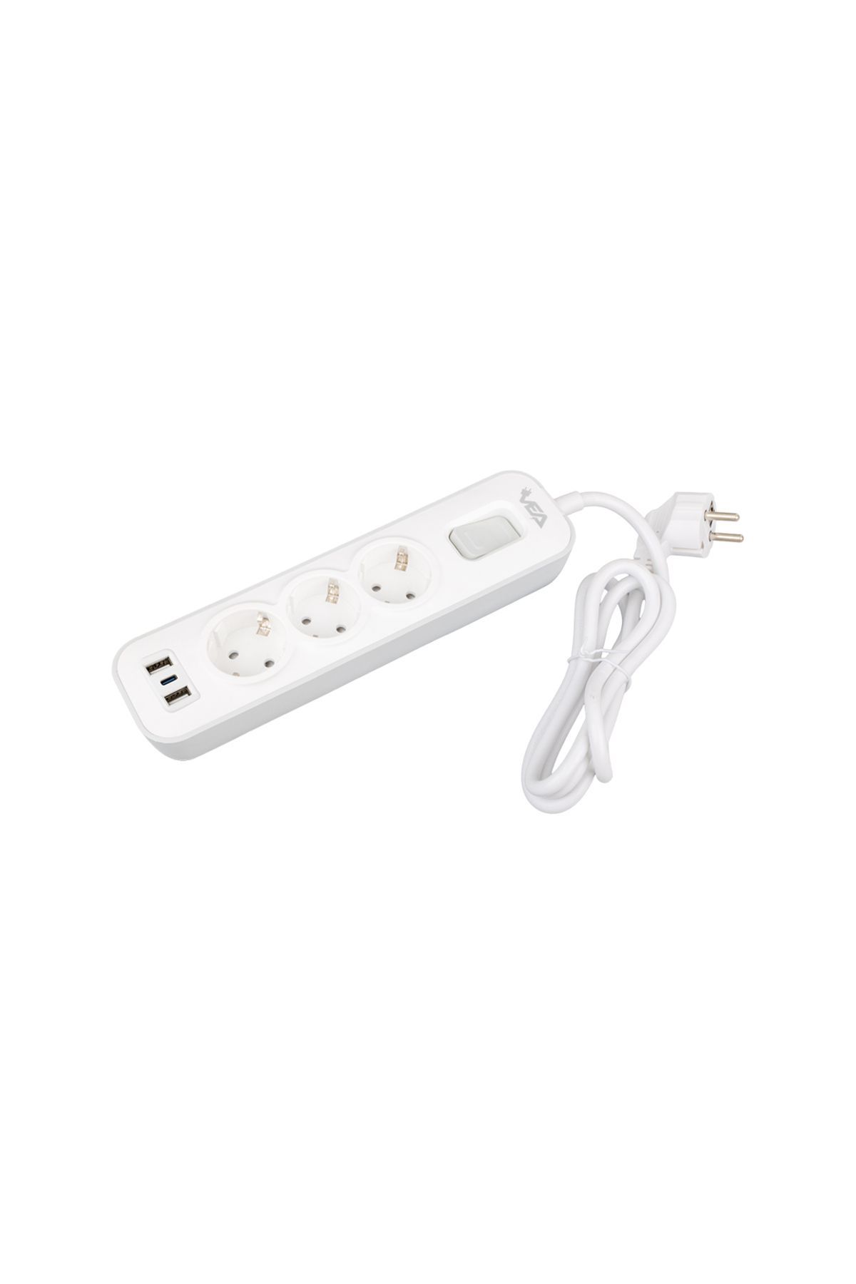VEA-Ve-nova103u A Classy 3-Piece 2-USB Switch 1.5 Meter Current Protected Group Socket - Made in Malaysia 4