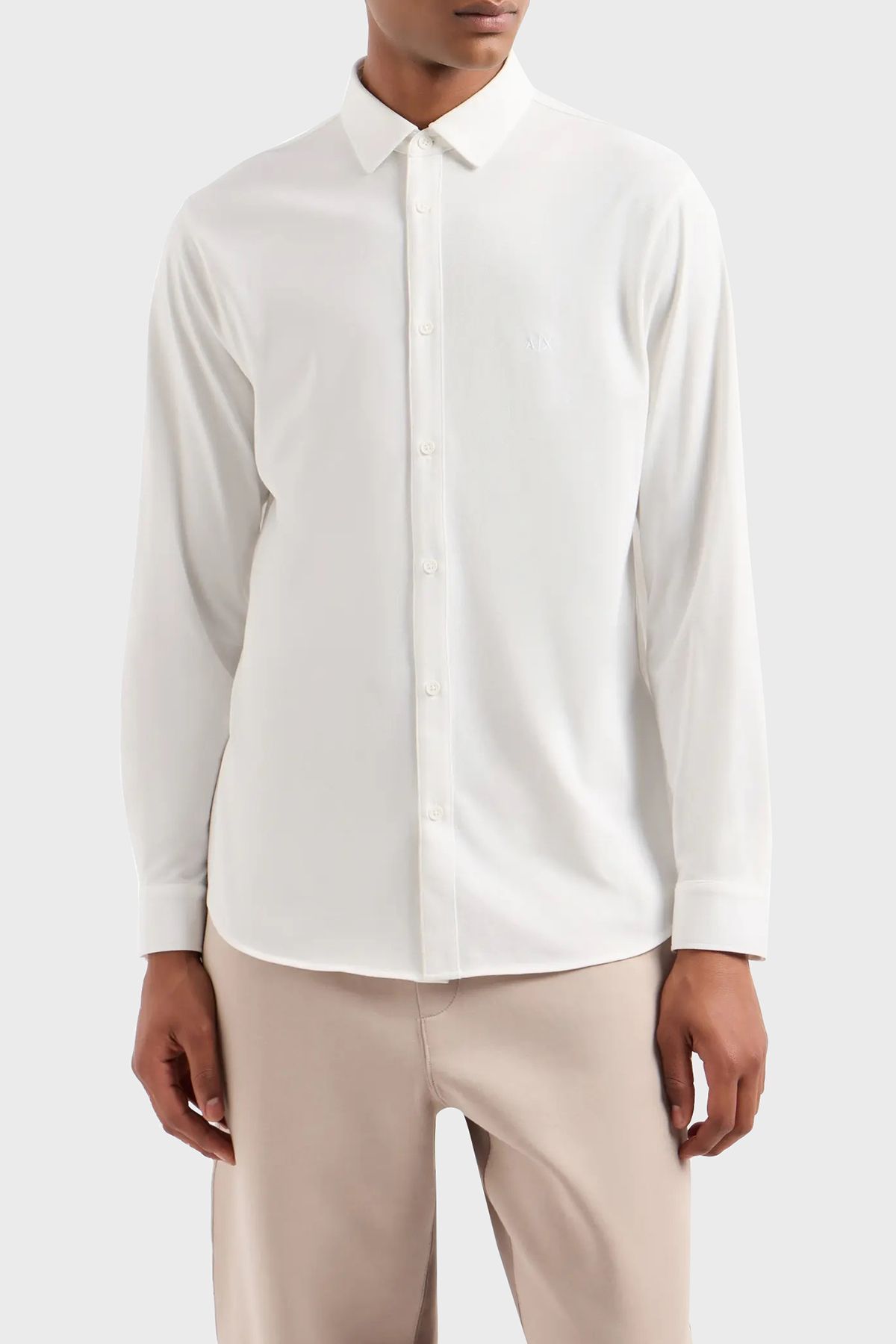 پیراهن نخی منظم پیراهن مردانه 6DZCHJ ZJEAZ 1116 Armani Exchange