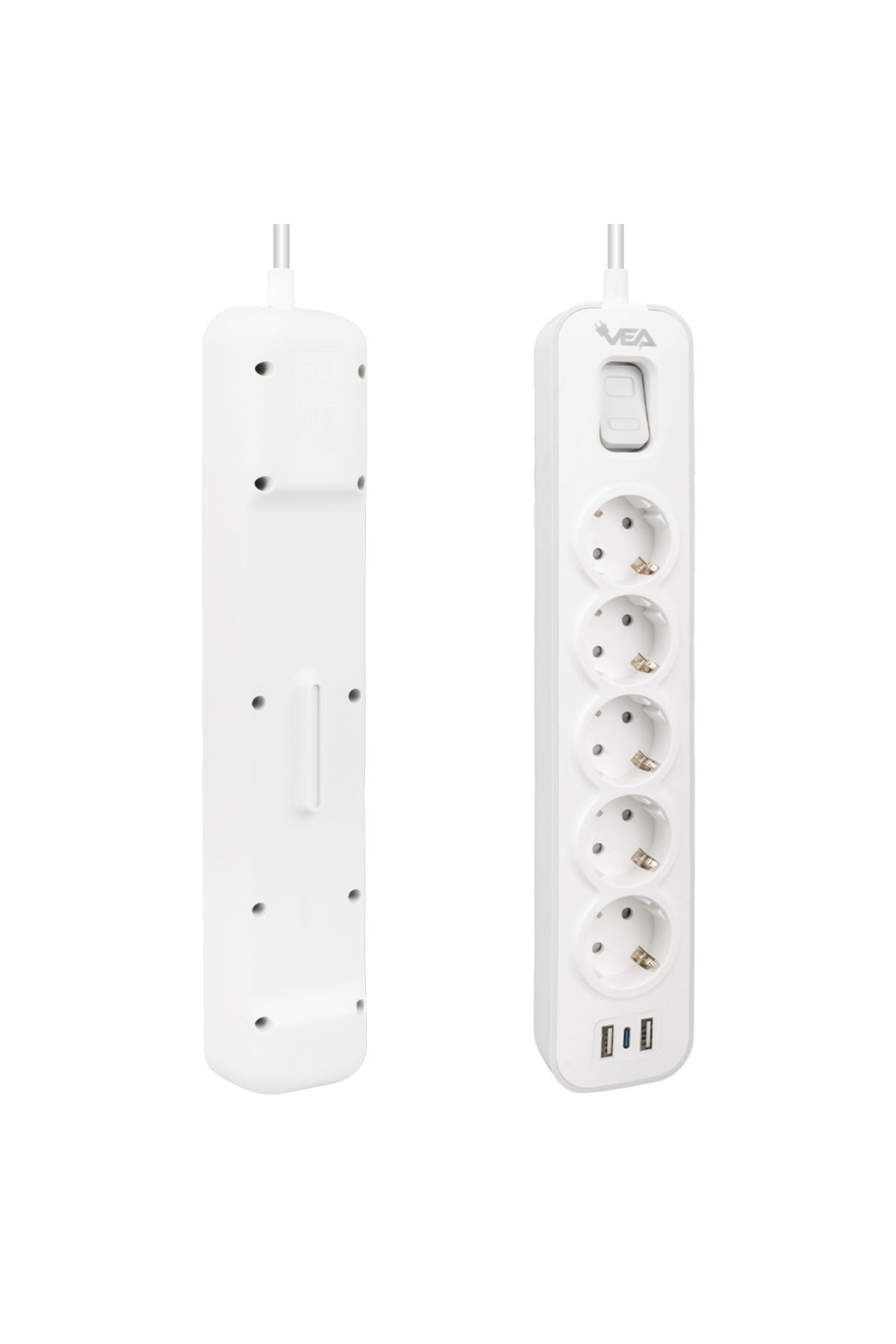 VEA-Ve-nova105u A Class 5pcs with 2 USB Switches 1.5 Meter Current Protected Group Socket (MADE IN MALAYSIA) 3