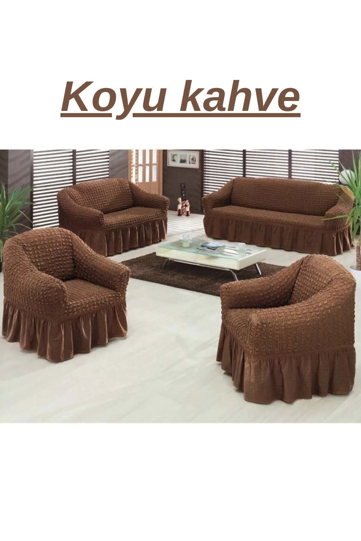 uytm Bürümcük 3211 - Huse Pentru Canapea Și Canapea Extensibilă Pentru Fotoliu, 1 Cu 3 Într-unul Cu 2 Locuri - Set De Două Huse Cu Un Singur Melc -