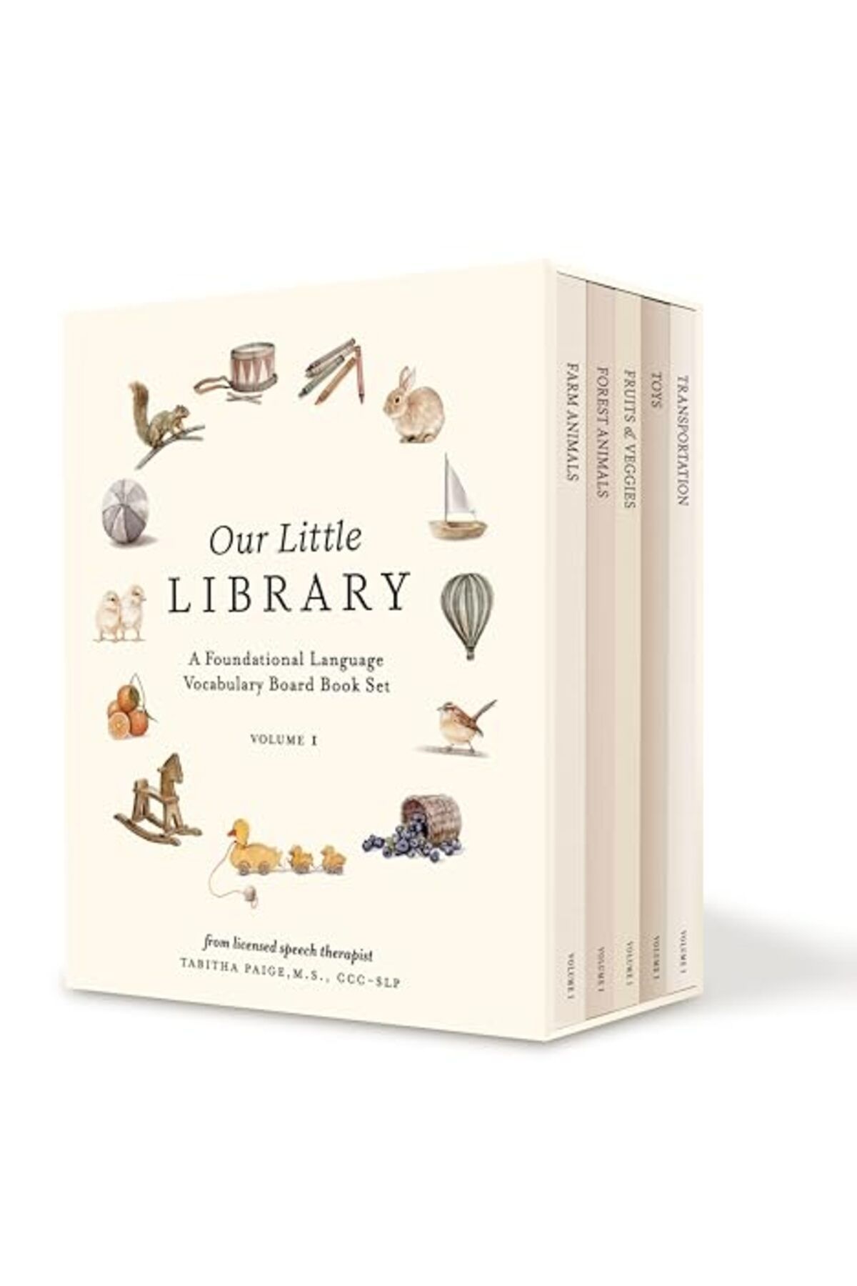 Penguin Random House-Our Little Library A Foundational Language Vocabulary Board Book Set For Babies 1